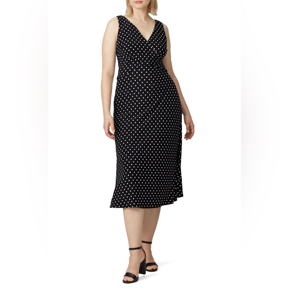 Lauren Ralph Lauren Yansila Dress in Black & Whire